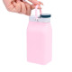 Portable collapsible silicone bottle, white, 400 ml